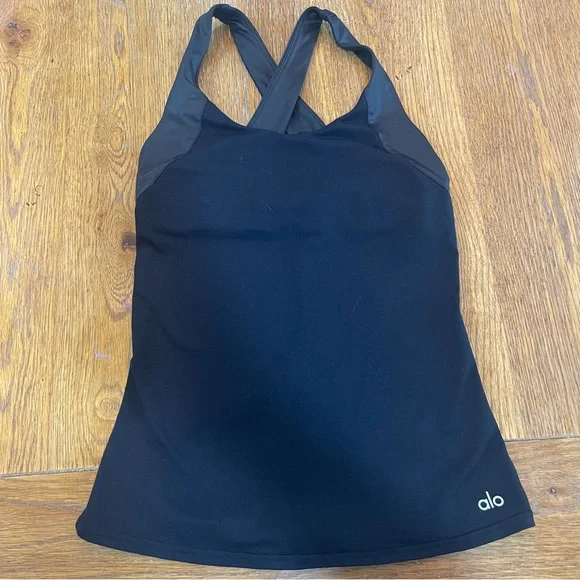 トップス alo yoga black tops xs ALO Yoga | Tops | Alo Yoga Black Xs Crossback Top | Poshmark